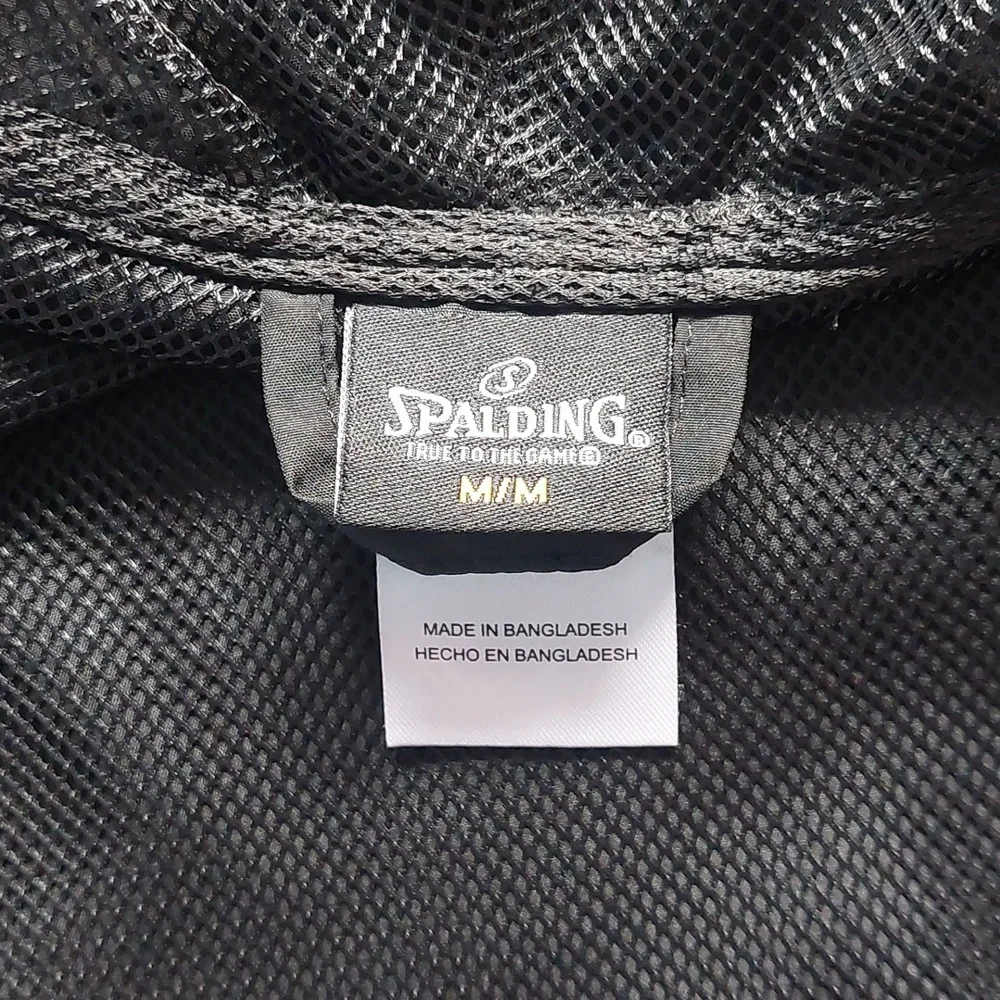 SPALDING  men's sport Jacket black size M‎ - Picture 9 of 16